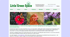 Desktop Screenshot of littlegreenspace.org.uk