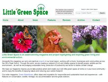 Tablet Screenshot of littlegreenspace.org.uk